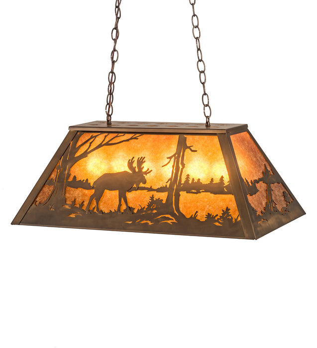 Meyda Tiffany 200970 Six Light Pendant, Antique Copper