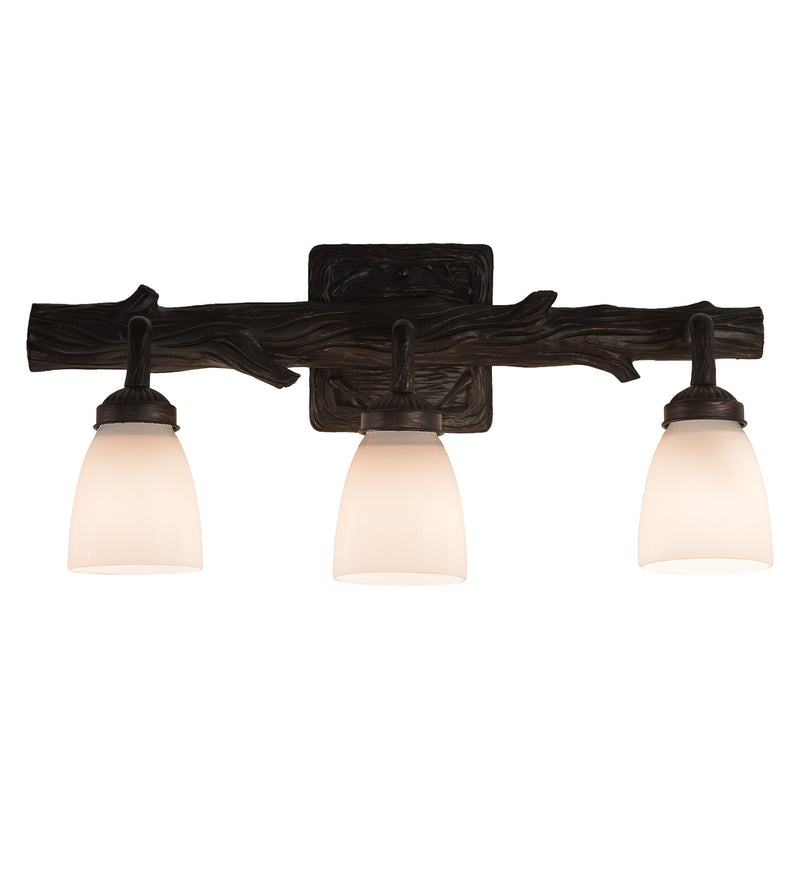 Meyda Tiffany 201776 Three Light Vanity, Timeless Bronze