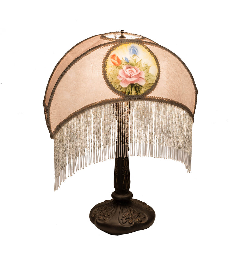 Meyda Tiffany 201865 One Light Table Lamp, Antique,Mahogany Bronze