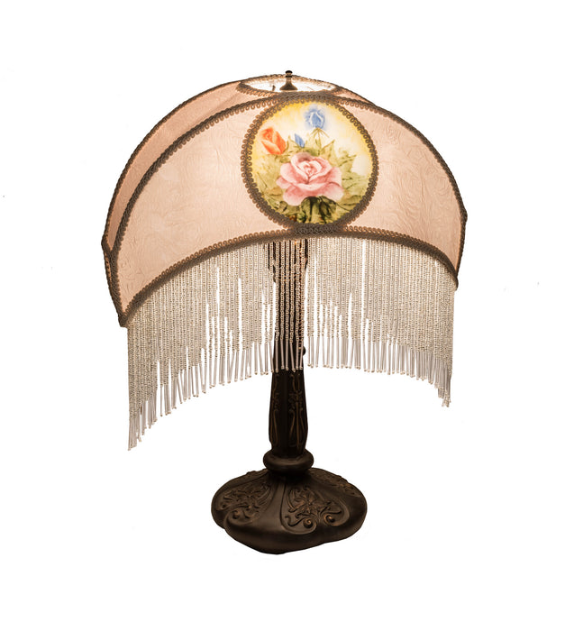 Meyda Tiffany 201865 One Light Table Lamp, Antique,Mahogany Bronze