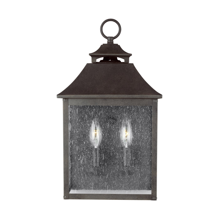 Visual Comfort Studio OL14400SBL Two Light Pocket Wall Lantern, Sable
