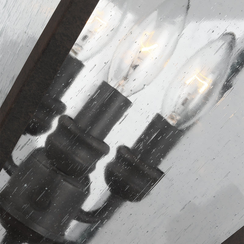 Visual Comfort Studio OL14406SBL Three Light Post Lantern, Sable