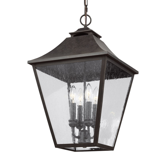 Visual Comfort Studio OL14408SBL Four Light Pendant, Sable