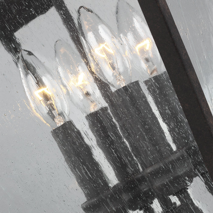 Visual Comfort Studio OL14408SBL Four Light Pendant, Sable