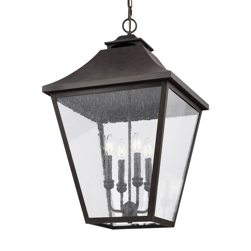 Visual Comfort Studio OL14409SBL Four Light Pendant, Sable