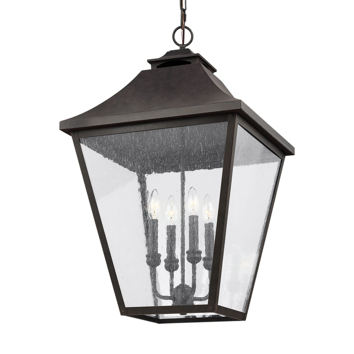 Visual Comfort Studio OL14409SBL Four Light Pendant, Sable