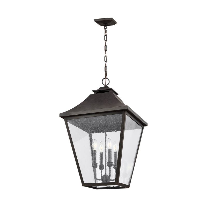 Visual Comfort Studio OL14409SBL Four Light Pendant, Sable