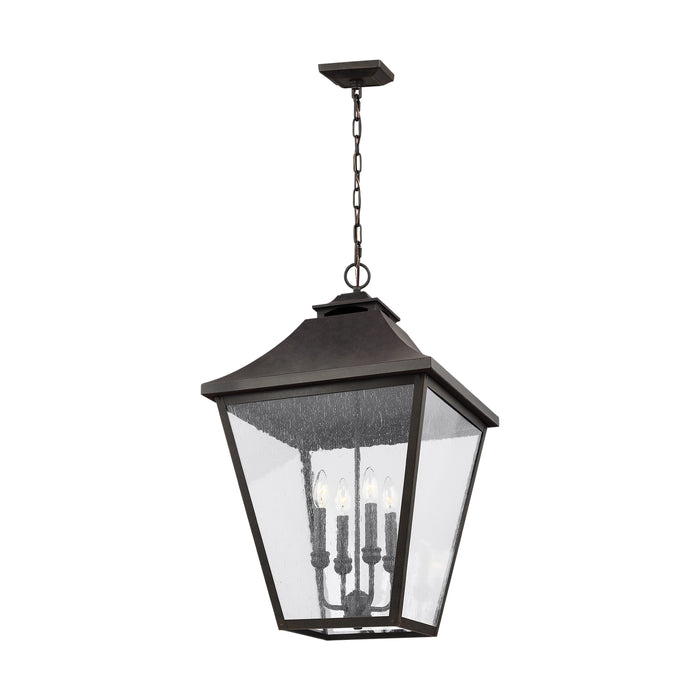 Visual Comfort Studio OL14409SBL Four Light Pendant, Sable