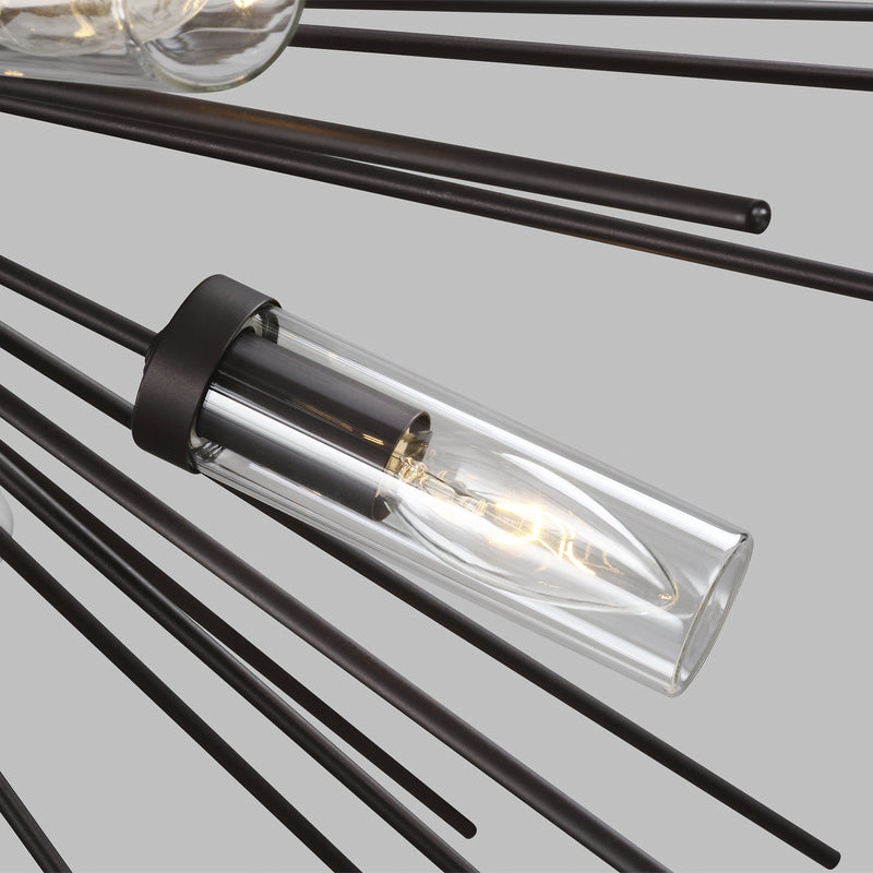 Visual Comfort Studio OLF3296/12ORB 12 Light Outdoor Chandelier, Oil Rubbed Bronze