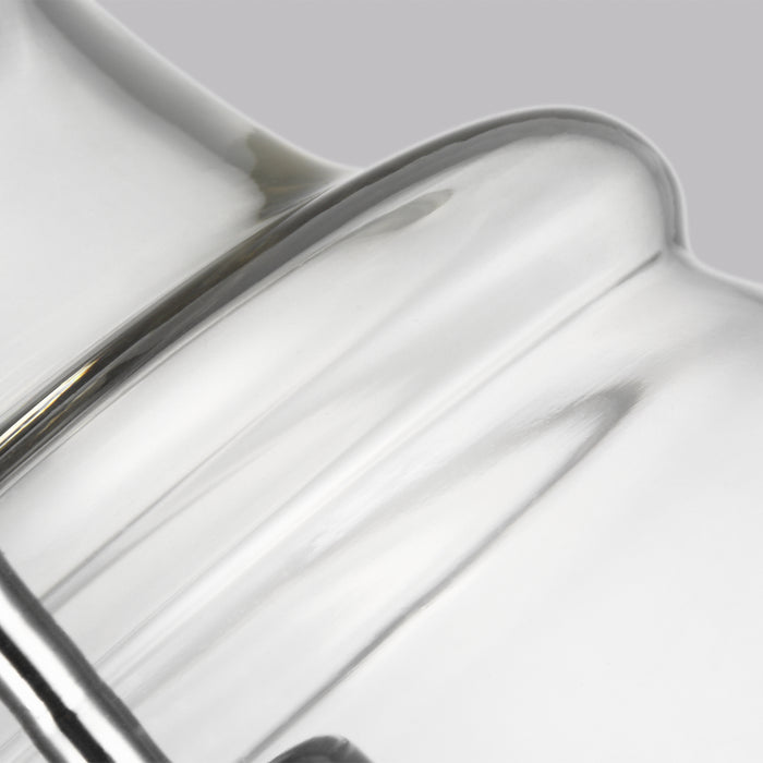 Generation Lighting P1484CH One Light Pendant, Chrome