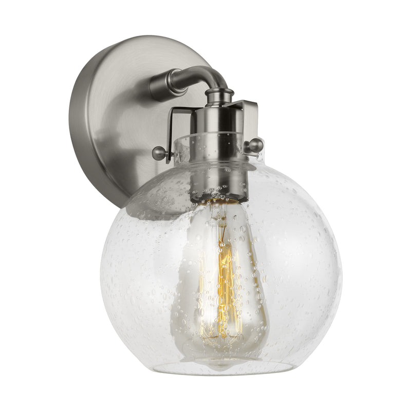 Visual Comfort Studio VS24401SN One Light Wall Sconce, Satin Nickel