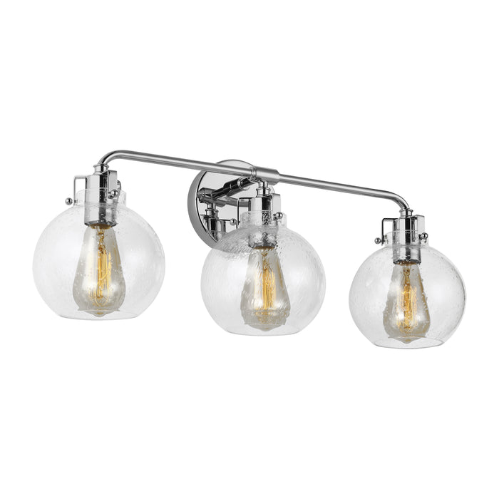 Visual Comfort Studio VS24403CH Three Light Vanity, Chrome