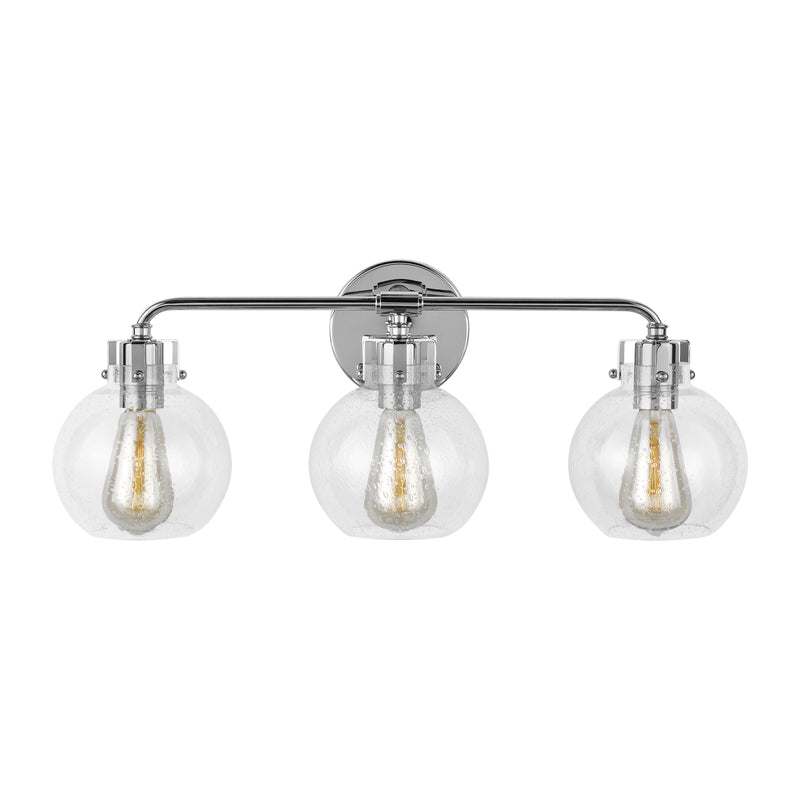 Visual Comfort Studio VS24403CH Three Light Vanity, Chrome