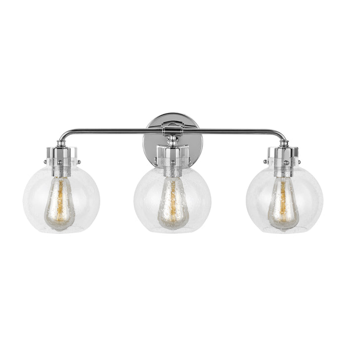Visual Comfort Studio VS24403CH Three Light Vanity, Chrome