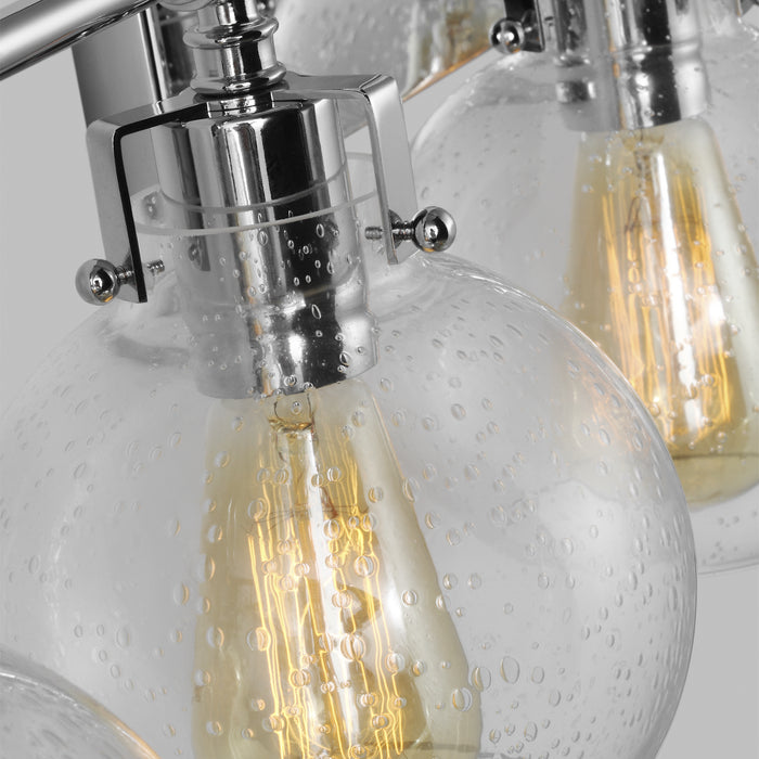 Visual Comfort Studio VS24405CH Five Light Vanity, Chrome