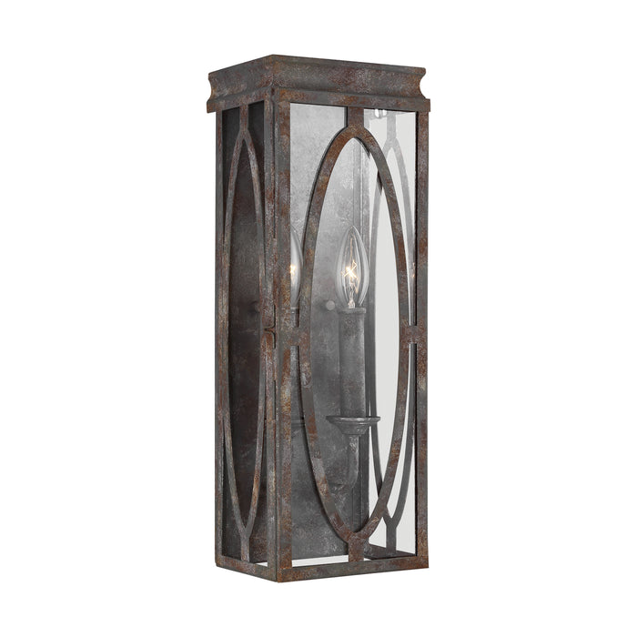Visual Comfort Studio WB1884DA Two Light Wall Sconce, Deep Abyss