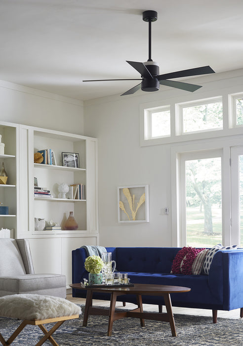 Fanimation FP8458BL 52" Ceiling Fan, Black