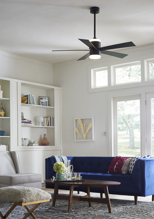 Fanimation FP8458BL 52" Ceiling Fan, Black