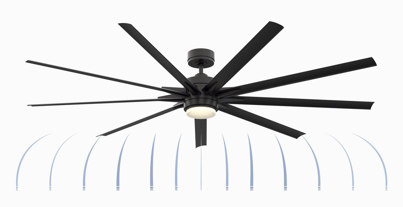 Fanimation FPD8159BLW 84" Ceiling Fan, Black