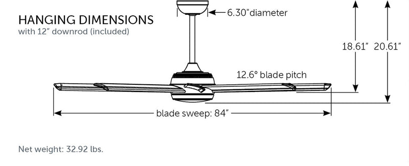 Fanimation MAD7997SLW Motor, Silver