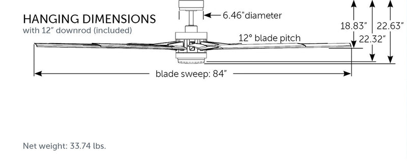 Fanimation MAD8152BNW Motor, Brushed Nickel