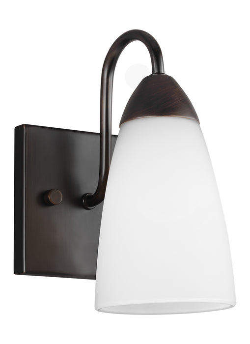 Generation Lighting 4120201EN3-710 One Light Wall / Bath Sconce, Bronze
