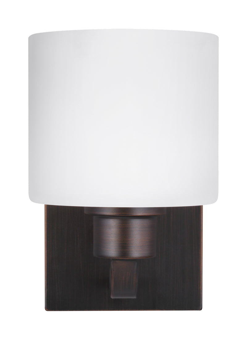 Generation Lighting 4128801-710 One Light Wall / Bath Sconce, Bronze