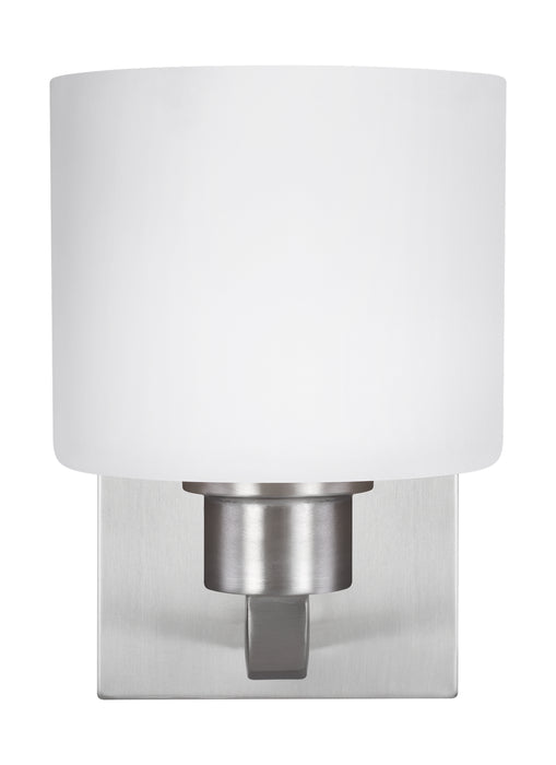 Generation Lighting 4128801-962 One Light Wall / Bath Sconce, Brushed Nickel
