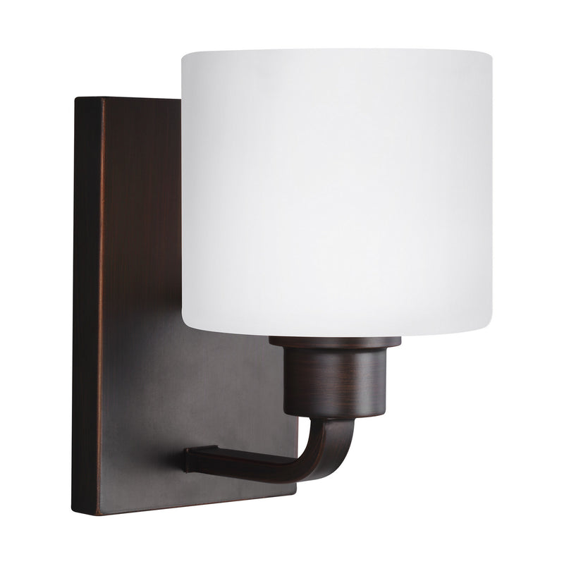 Generation Lighting 4128801EN3-710 One Light Wall / Bath Sconce, Bronze