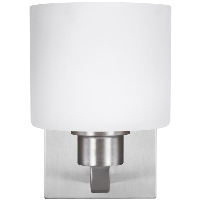 Generation Lighting 4128801EN3-962 One Light Wall / Bath Sconce, Brushed Nickel