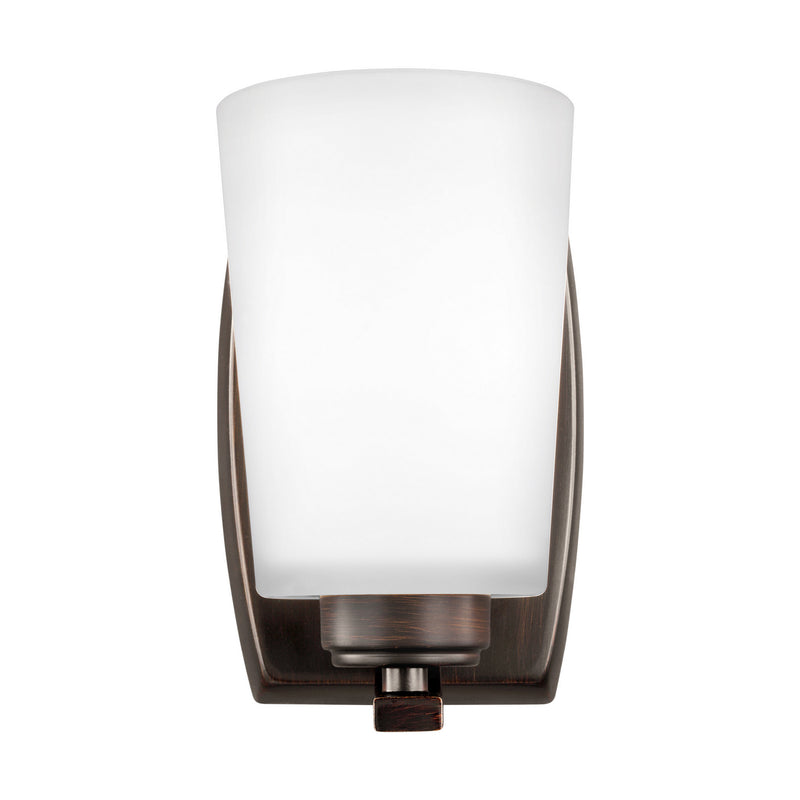 Generation Lighting 4128901-710 One Light Wall / Bath Sconce, Bronze