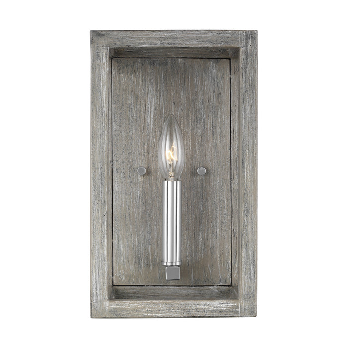 Generation Lighting 4134501-872 One Light Wall / Bath Sconce, Washed Pine