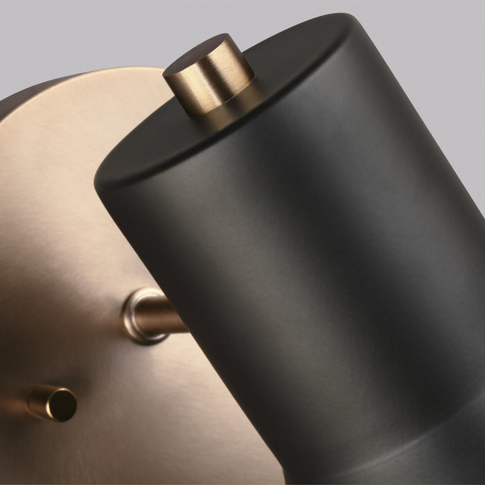 Generation Lighting 4141301-848 One Light Wall / Bath Sconce, Satin Brass