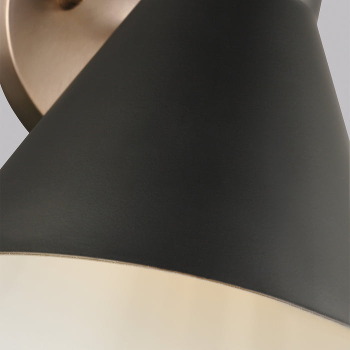 Generation Lighting 4141301-848 One Light Wall / Bath Sconce, Satin Brass