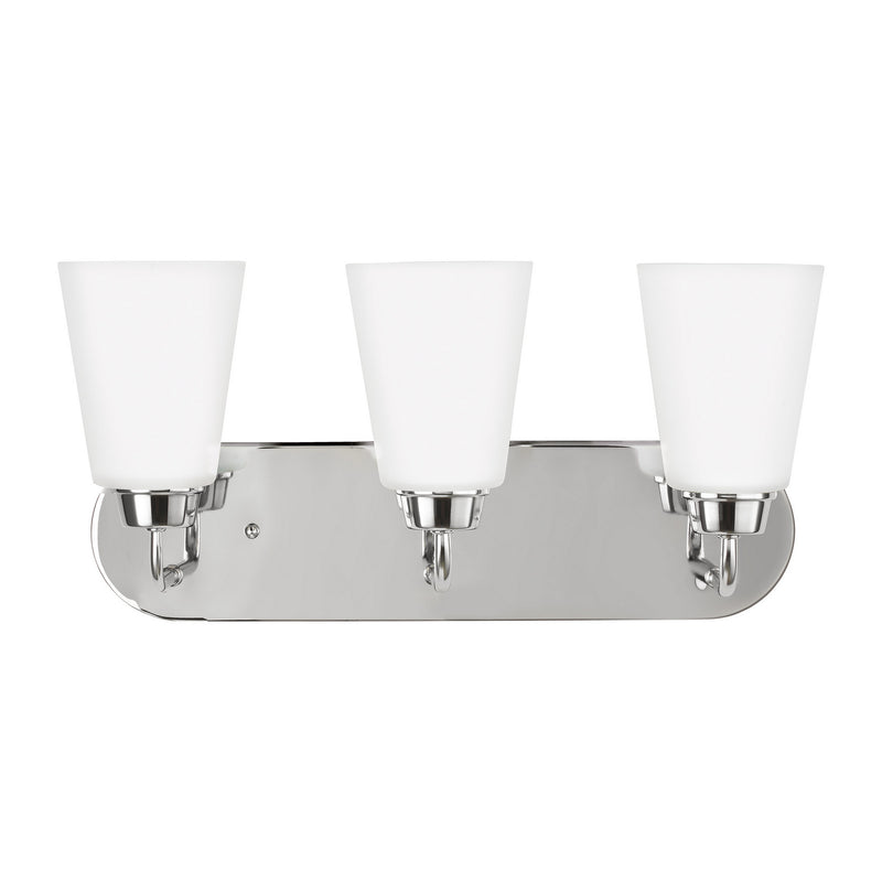 Generation Lighting 4415203-05 Three Light Wall / Bath, Chrome