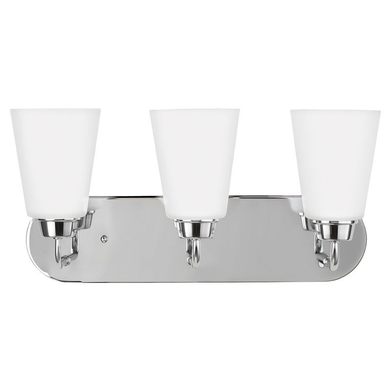 Generation Lighting 4415203EN3-05 Three Light Wall / Bath, Chrome