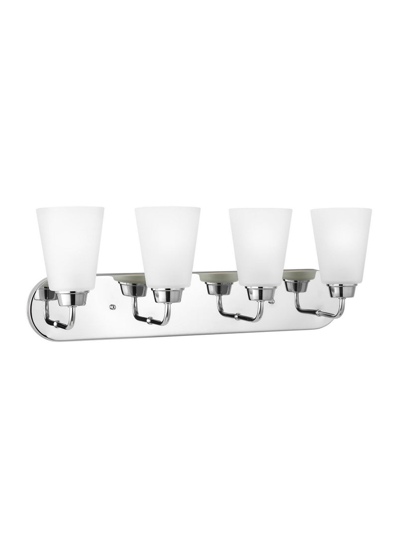 Generation Lighting 4415204EN3-05 Four Light Wall / Bath, Chrome