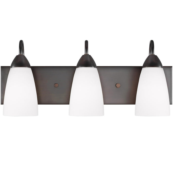 Generation Lighting 4420203-710 Three Light Wall / Bath, Bronze
