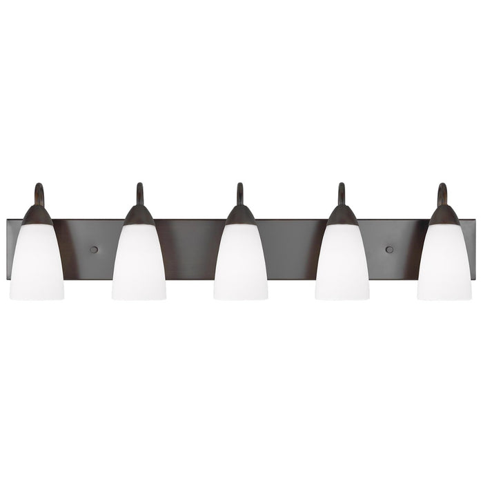 Generation Lighting 4420205EN3-710 Five Light Wall / Bath, Bronze
