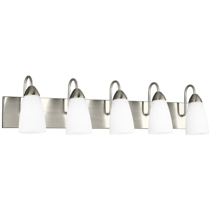 Generation Lighting 4420205EN3-962 Five Light Wall / Bath, Brushed Nickel