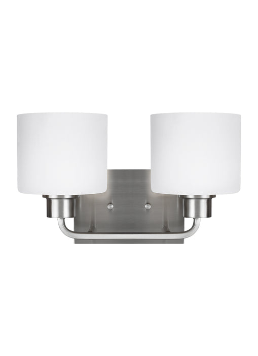 Generation Lighting 4428802-962 Two Light Wall / Bath, Brushed Nickel