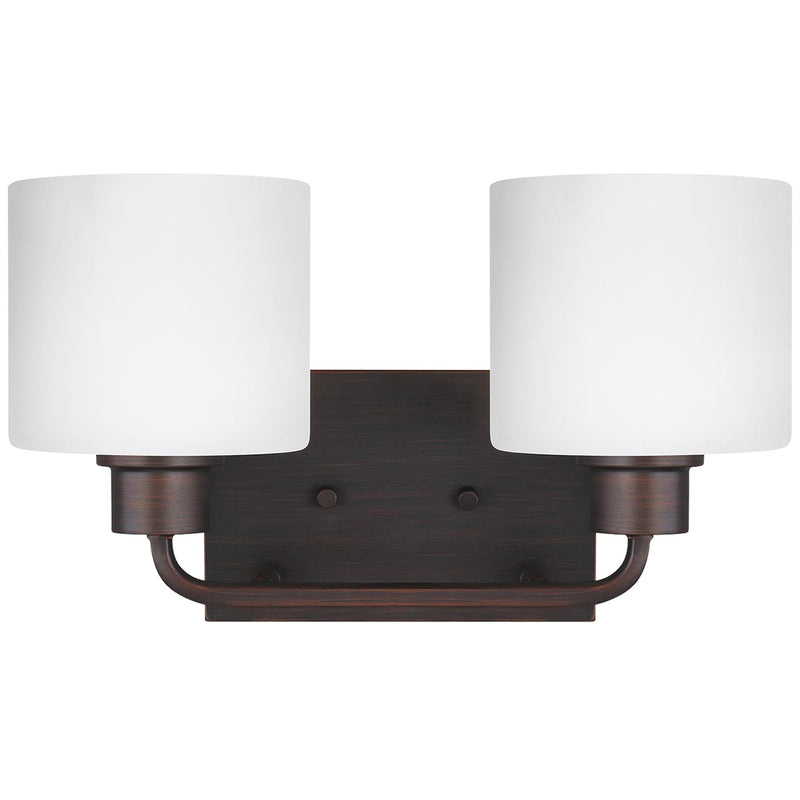 Generation Lighting 4428802EN3-710 Two Light Wall / Bath, Bronze