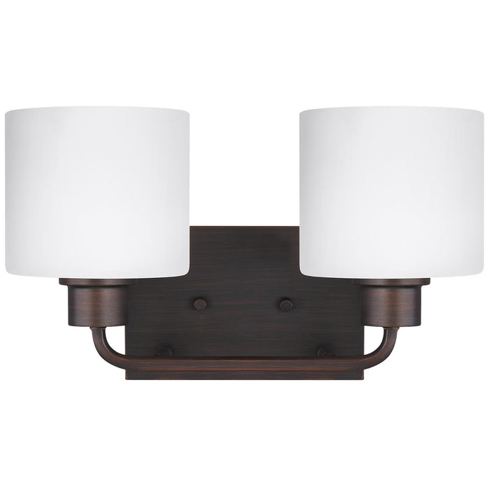 Generation Lighting 4428802EN3-710 Two Light Wall / Bath, Bronze