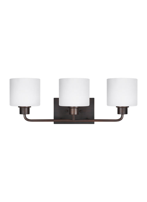 Generation Lighting 4428803-710 Three Light Wall / Bath, Bronze