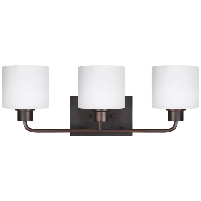 Generation Lighting 4428803EN3-710 Three Light Wall / Bath, Bronze