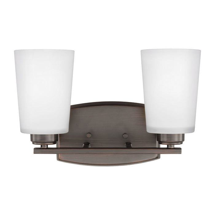 Generation Lighting 4428902EN3-710 Two Light Wall / Bath, Bronze
