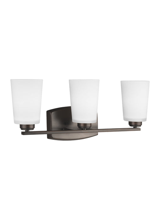 Generation Lighting 4428903EN3-710 Three Light Wall / Bath, Bronze