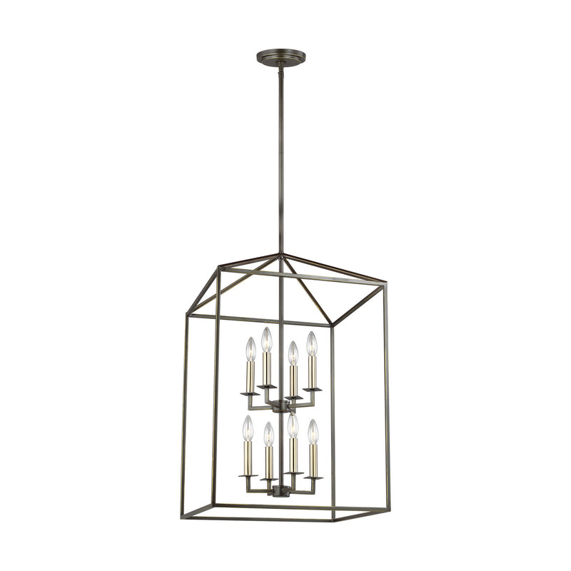 Generation Lighting 5115008-710 Eight Light Hall / Foyer, Bronze