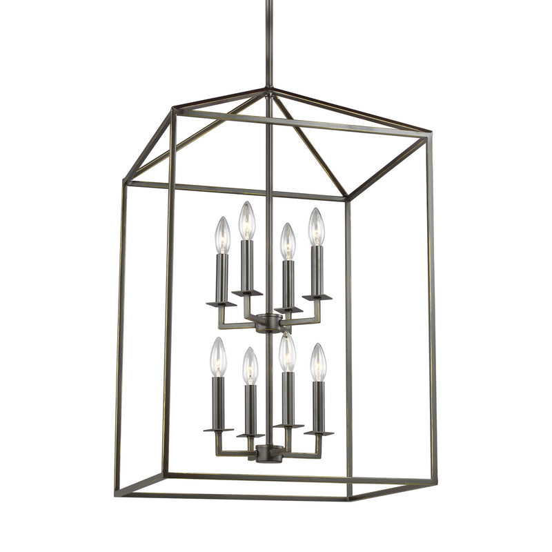 Generation Lighting 5115008-710 Eight Light Hall / Foyer, Bronze