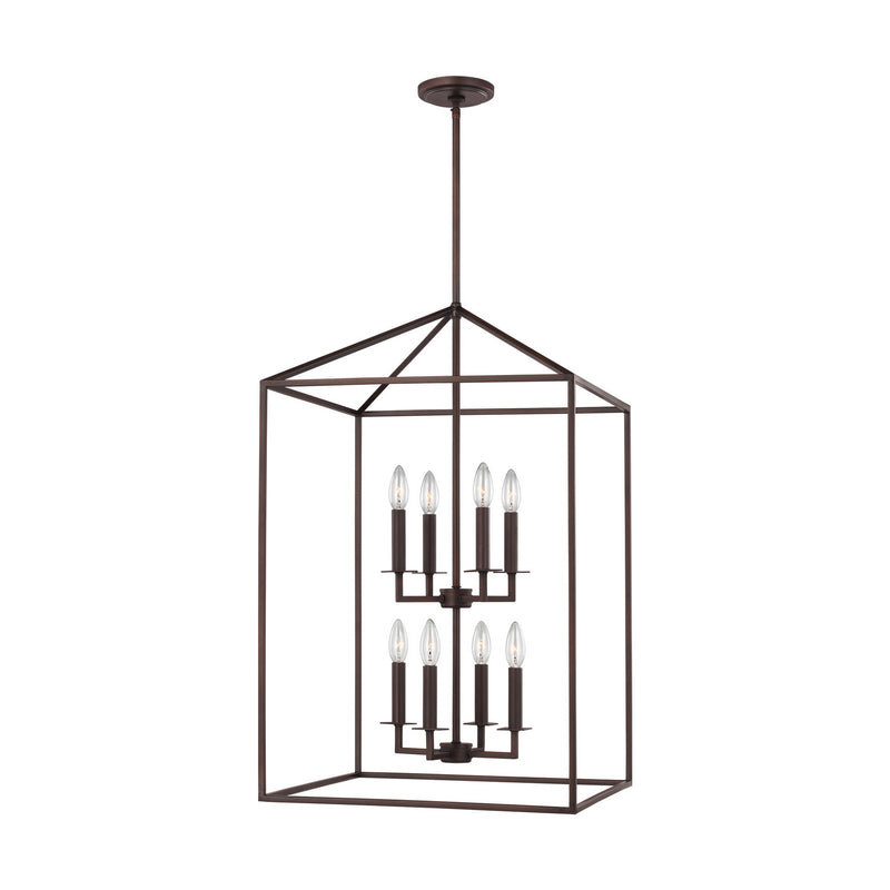 Generation Lighting 5115008-710 Eight Light Hall / Foyer, Bronze